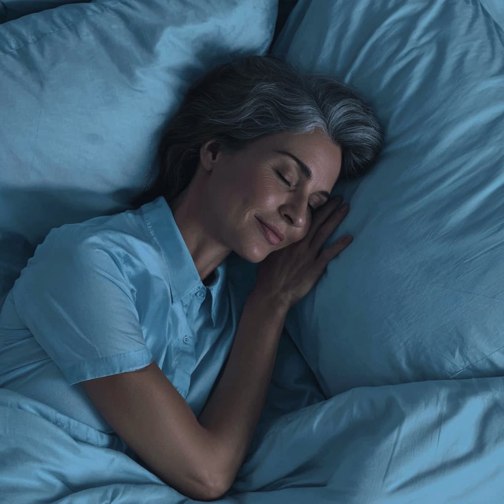 A woman sleeping peacefully